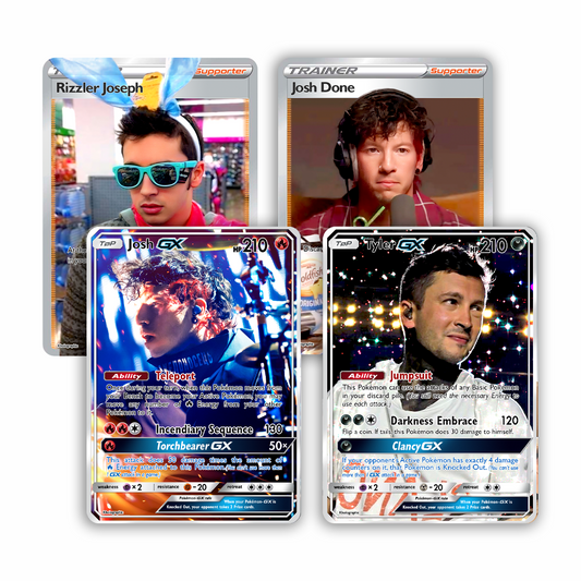 Twenty One Pilots GX + Trainer Holographic Cards