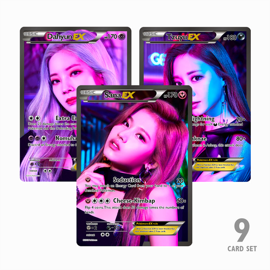 Twice EX Holographic Cards