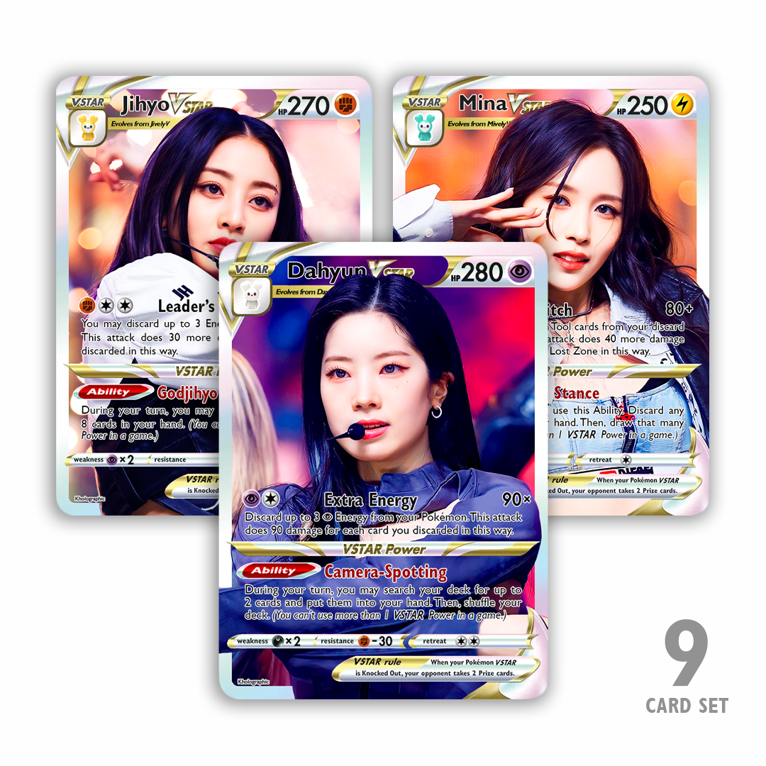 Twice VSTAR Holographic Cards