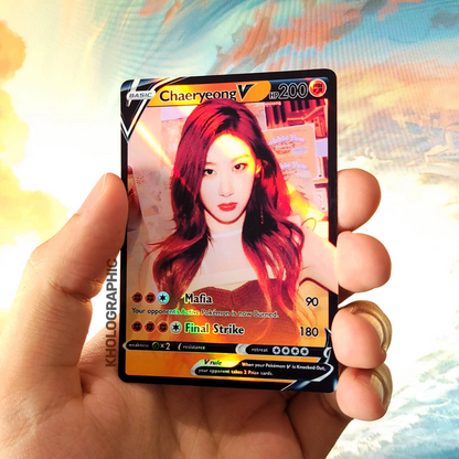 ITZY V Holographic Cards