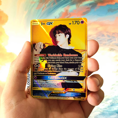 BTS GX Gold Butter Holographic Cards