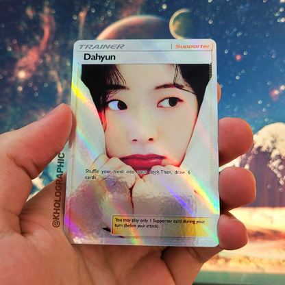 Twice Dahyun Trainer Holographic Cards