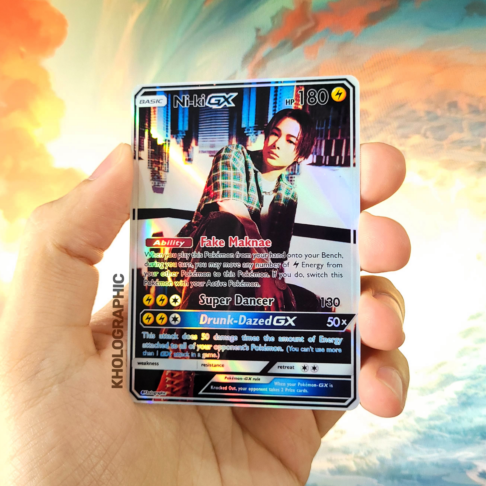 Enhypen GX Holographic Cards Kholographic Enhypen GX Holographic Cards Kholographic