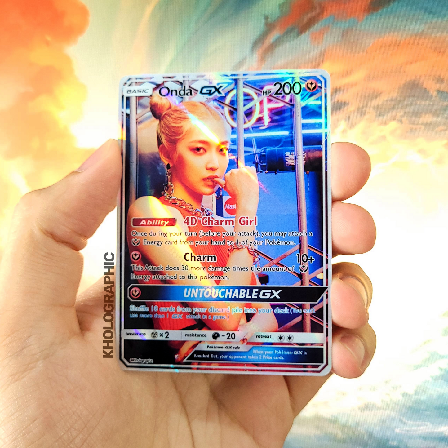 Everglow GX Holographic Cards