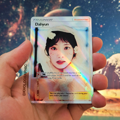 Twice Dahyun Trainer Holographic Cards