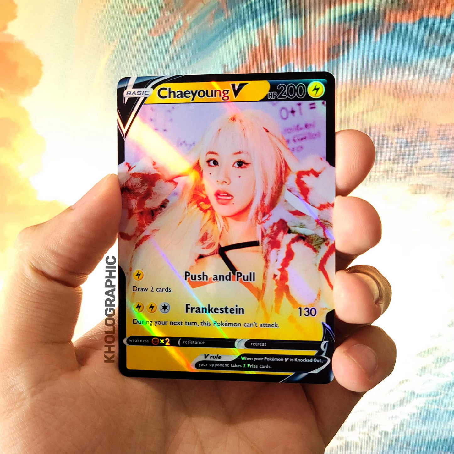Twice V Formula of Love Holographic Cards