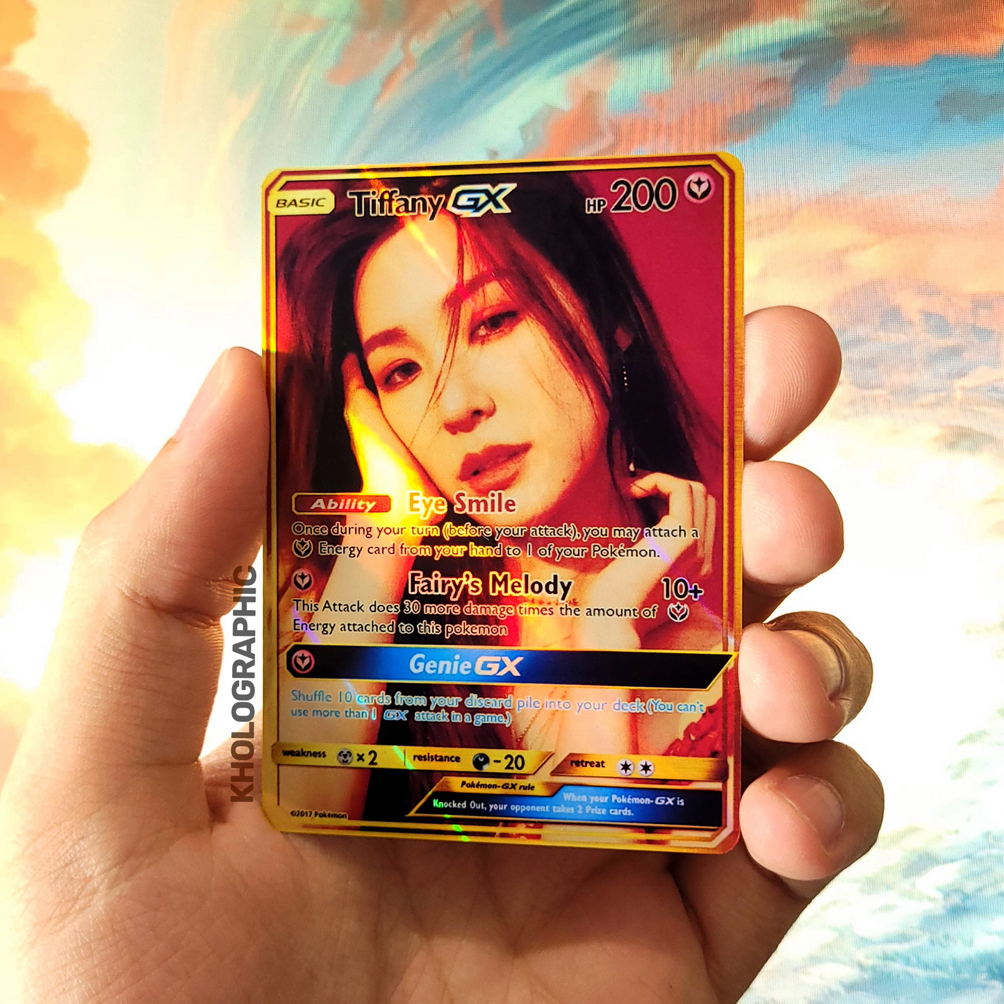 SNSD Girls Generation GX Gold Holographic Cards