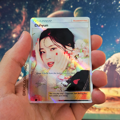 Twice Dahyun Trainer Holographic Cards