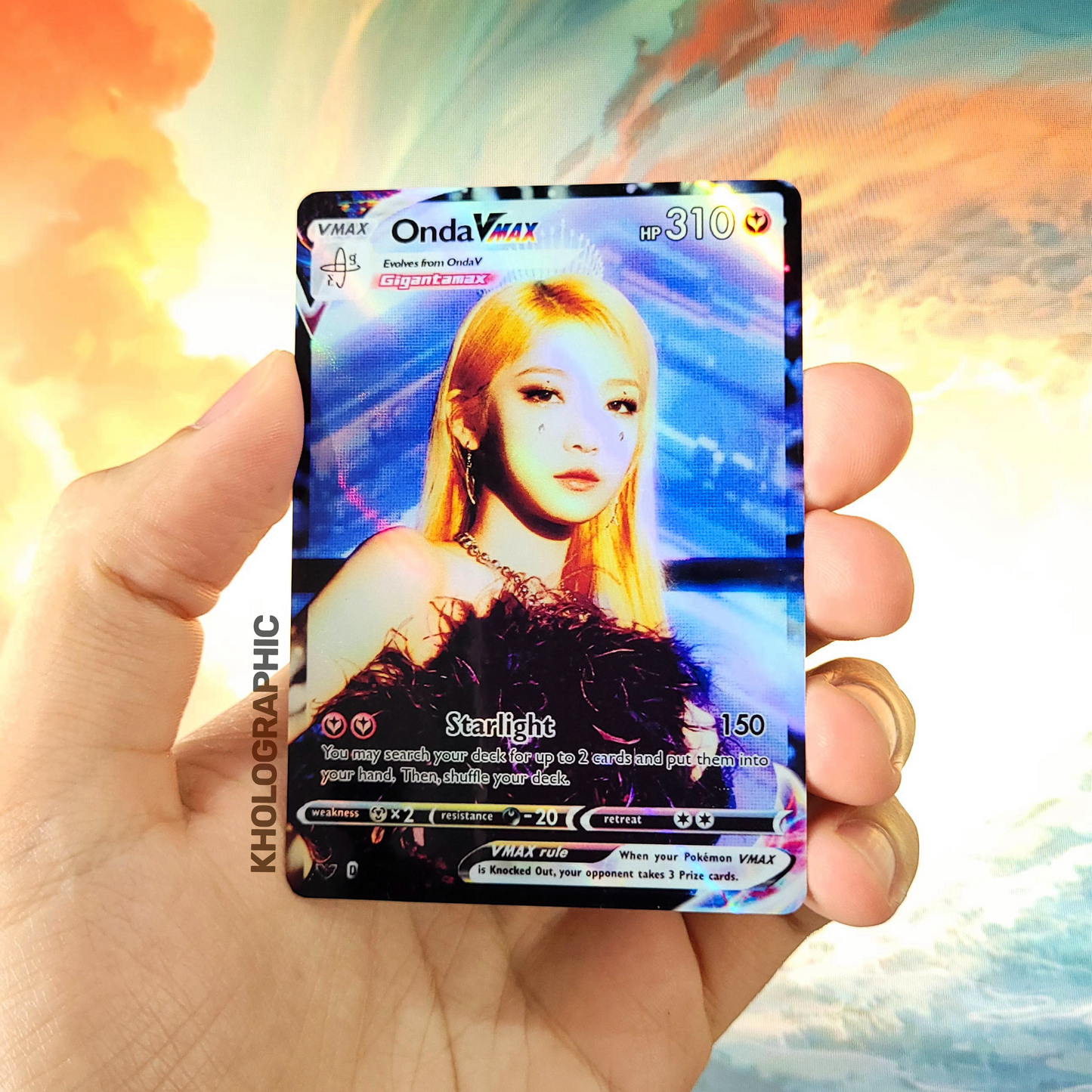 Everglow VMAX Holographic Cards