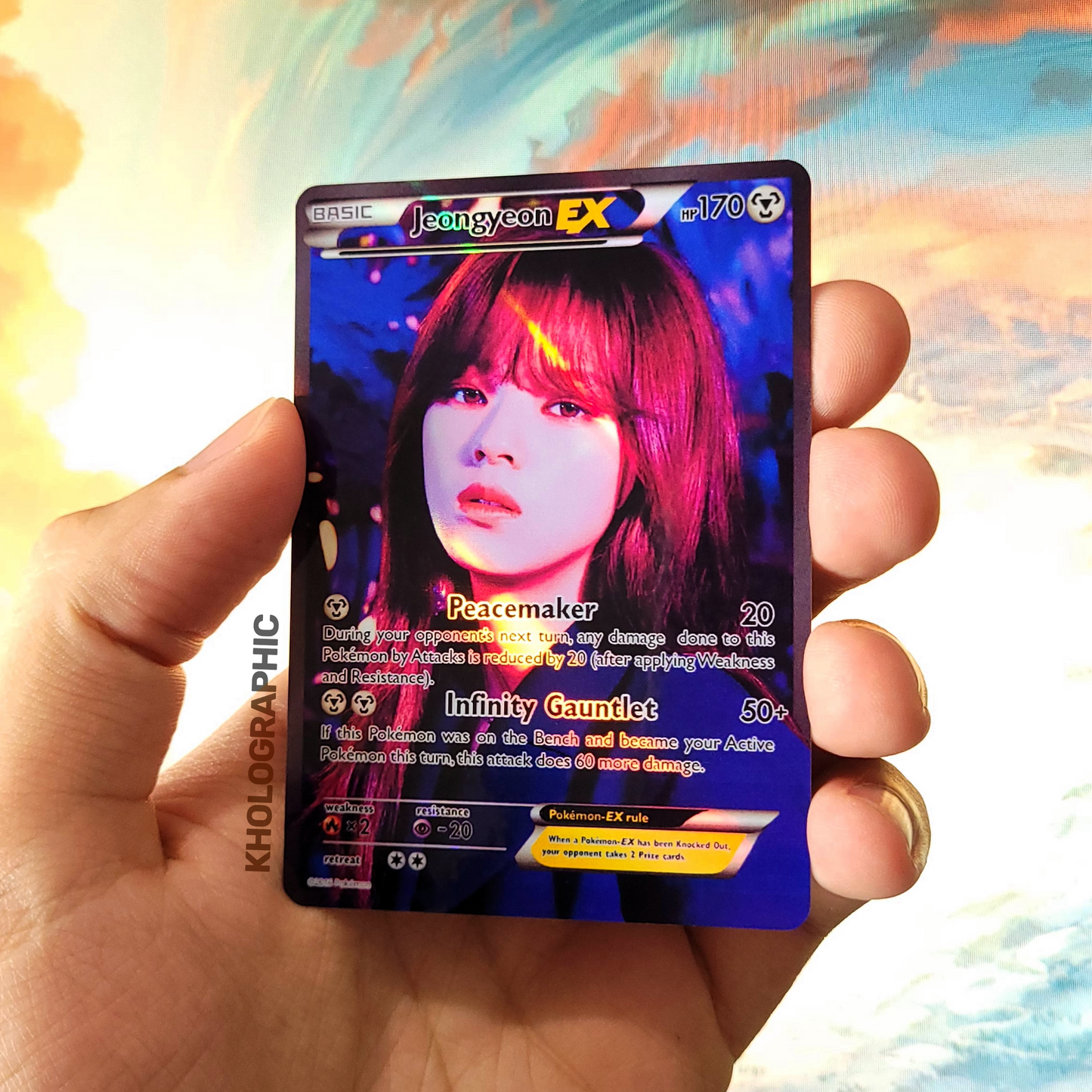Twice EX Holographic Cards