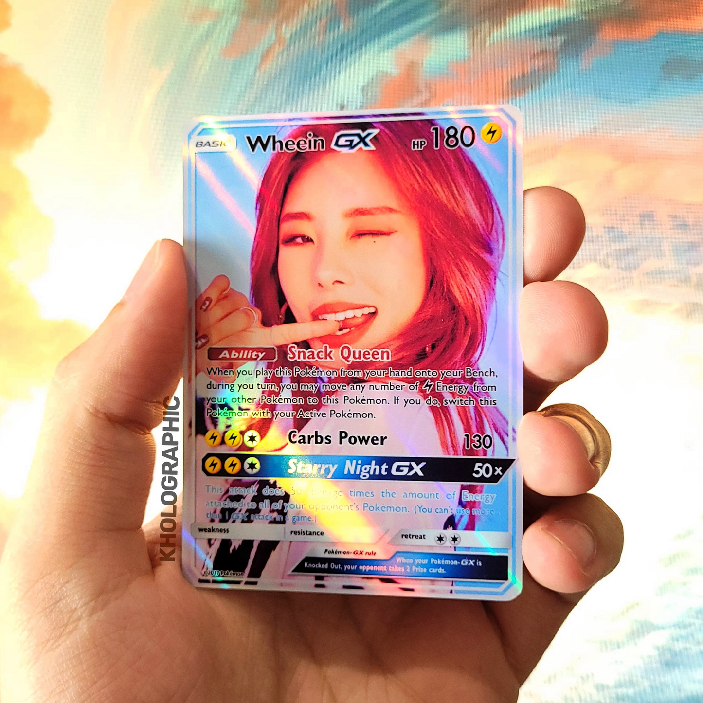 Mamamoo GX Holographic Cards