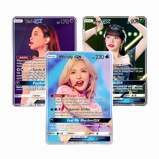 Red Velvet GX Stage Holographic Cards